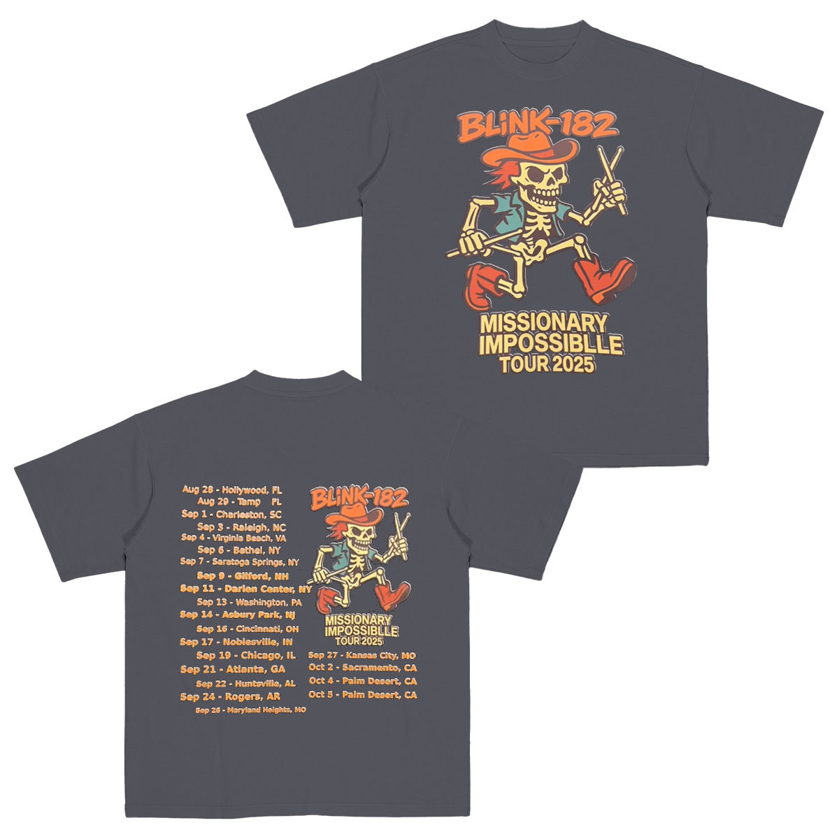 Blink-182 Cotton Unisex T-shirt