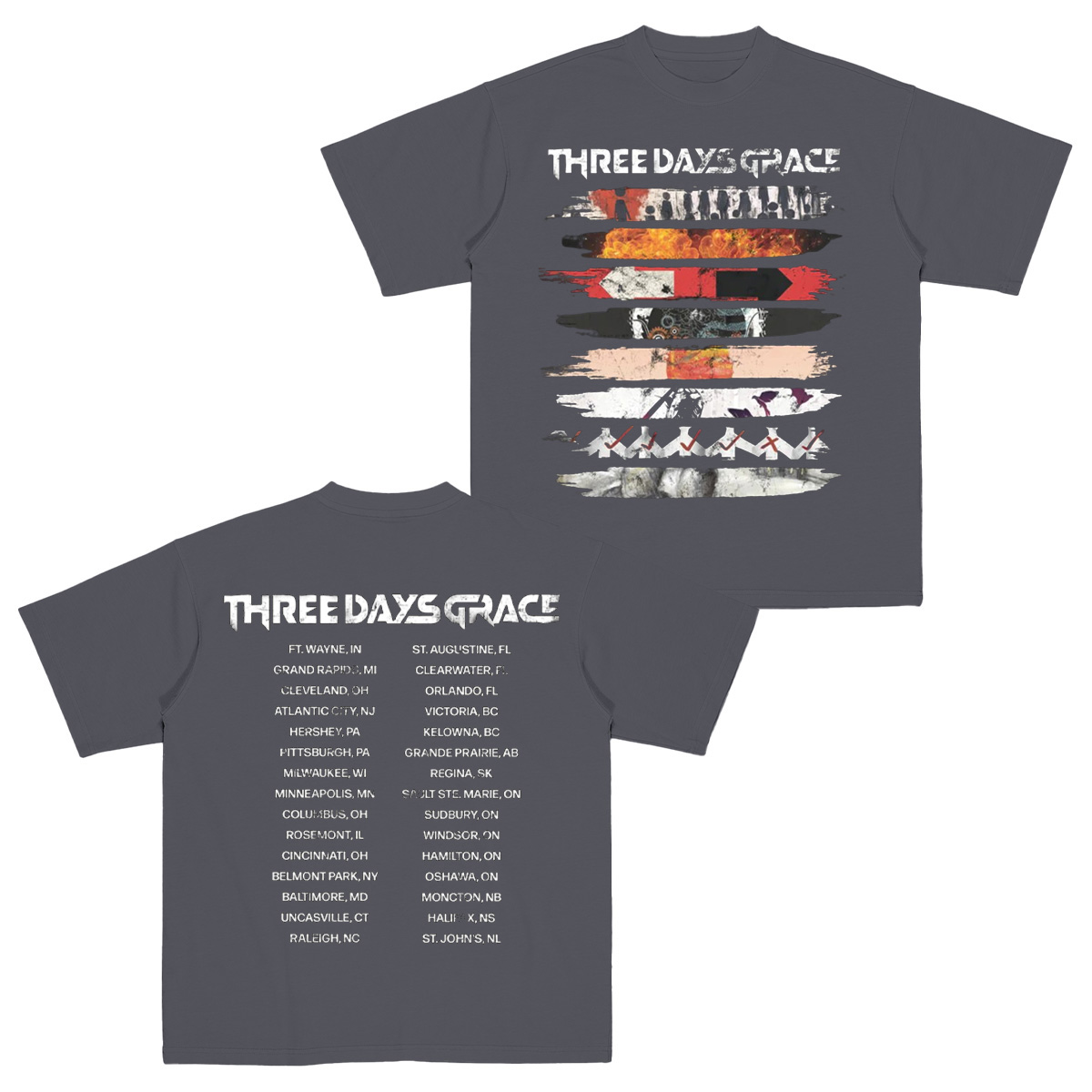 Three Days Grace Cotton Unisex T-shirt