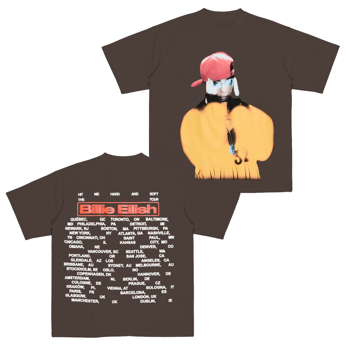 Billie Eilish Tour Cotton Unisex T-shirt