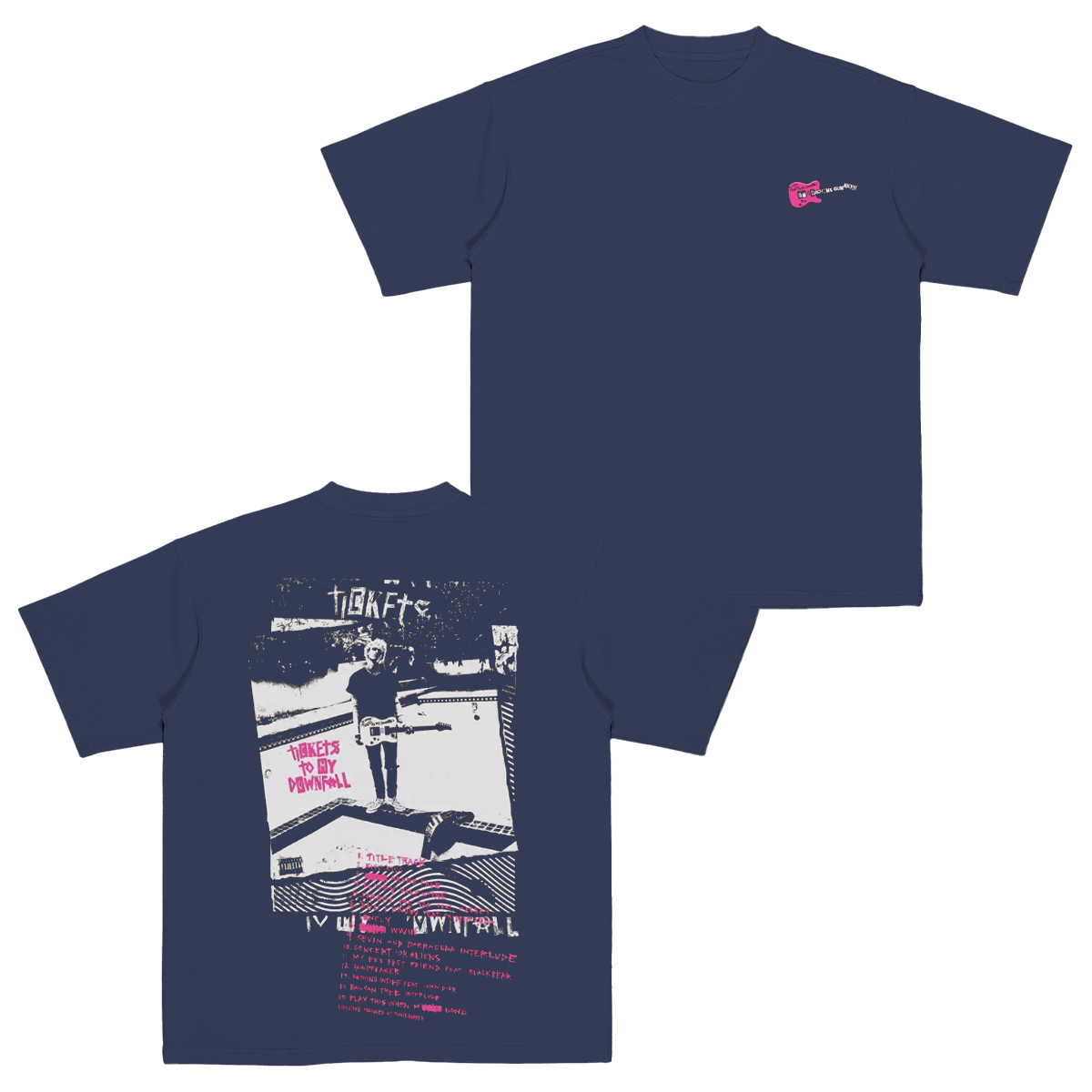 Machine Gun Kelly Tickets To My Downfall Track Listing Cotton Unisex T-shirt