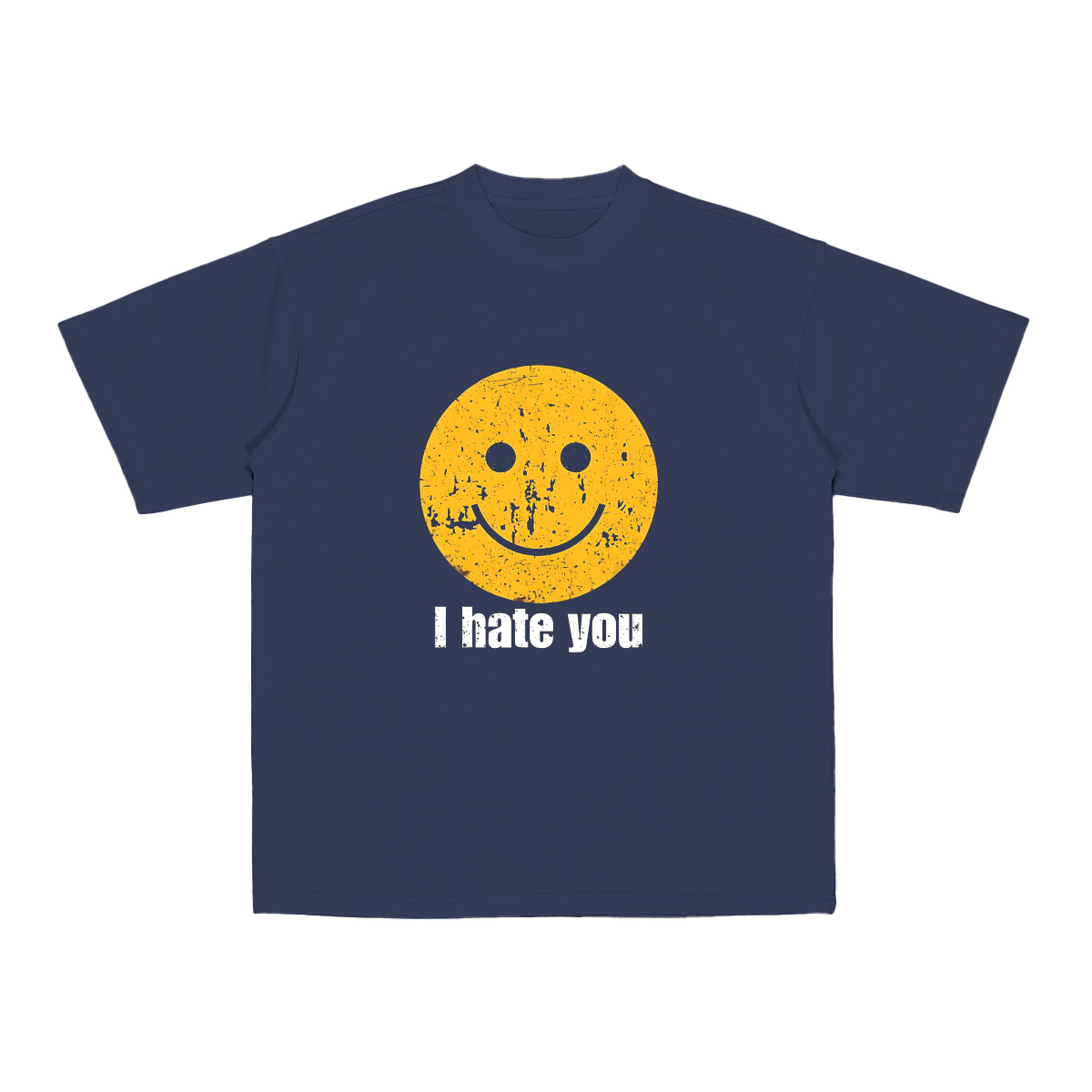 Smiley I Hate You - Funny Harry Meme Cotton Unisex T-shirt