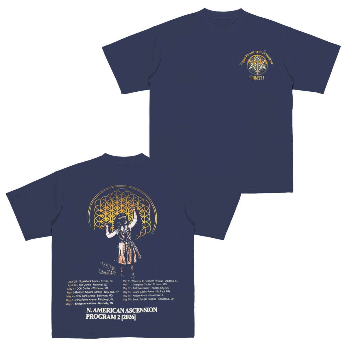 Bring Me The Horizon 2026 Cotton Unisex T-shirt