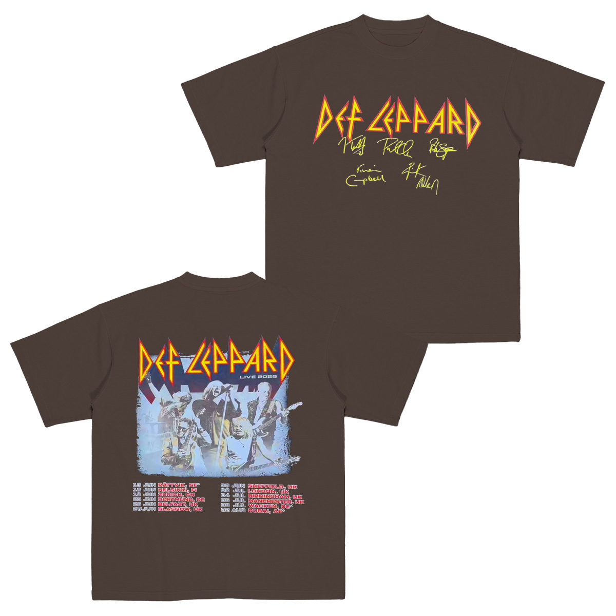Def Leppard Cotton Unisex T-shirt