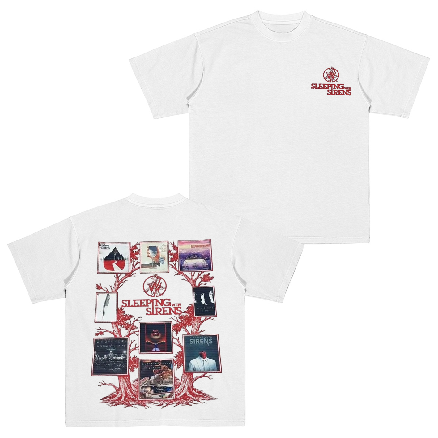 Sleeping With Sirens  Cotton Unisex T-shirt