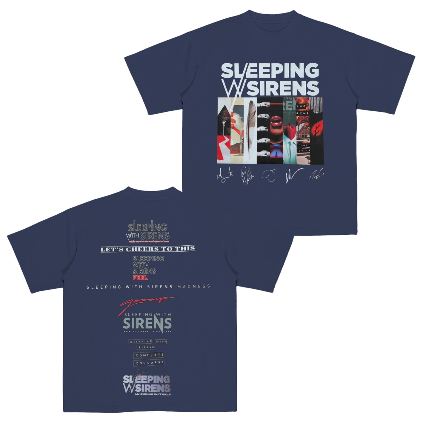 Sleeping With Sirens Cotton Unisex T-shirt