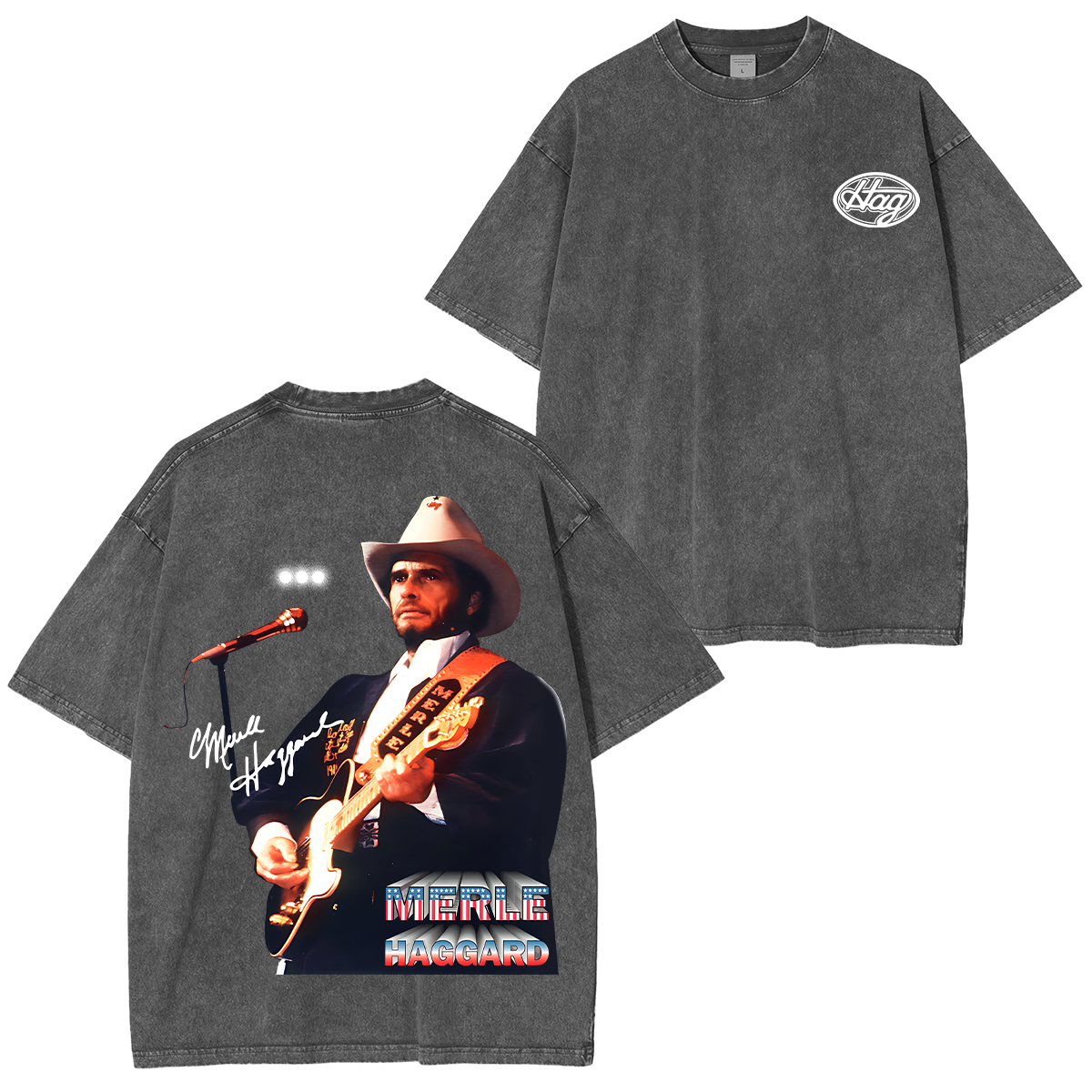 Merle Haggard Washed Unisex T-Shirt