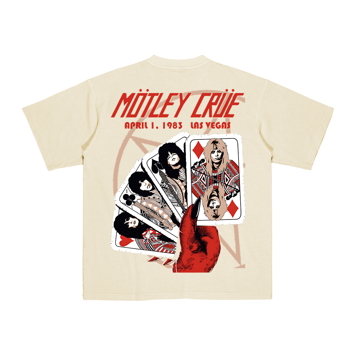 Motley Crue Vintage Cotton Unisex T-shirt
