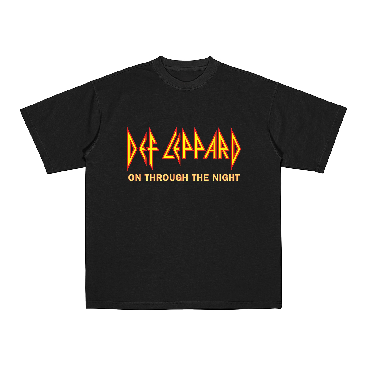Vintage romance meets arena rock power. Def Leppard Cotton Unisex T-shirt