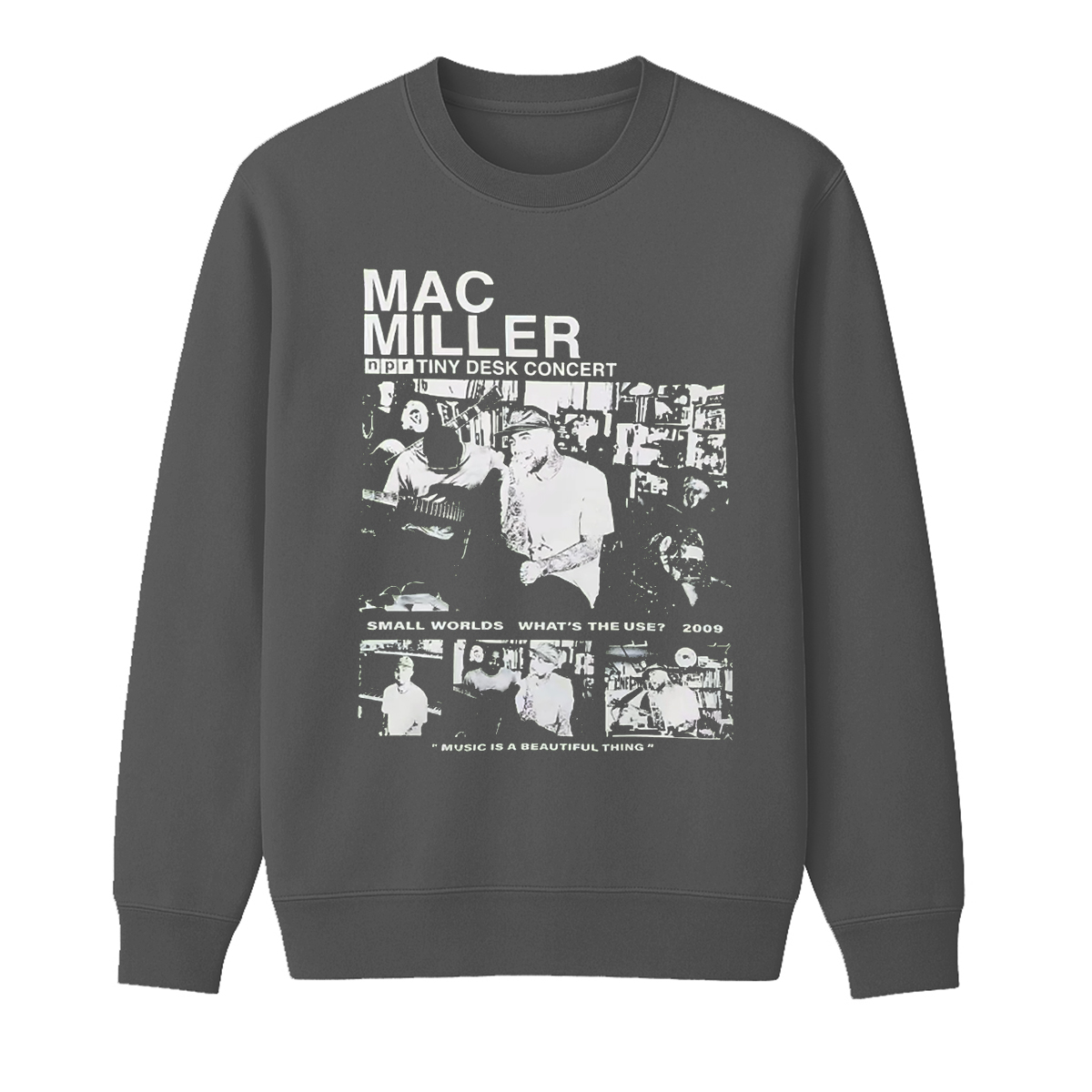 Mac Miller Unisex Cotton Creneck Sweatshirt