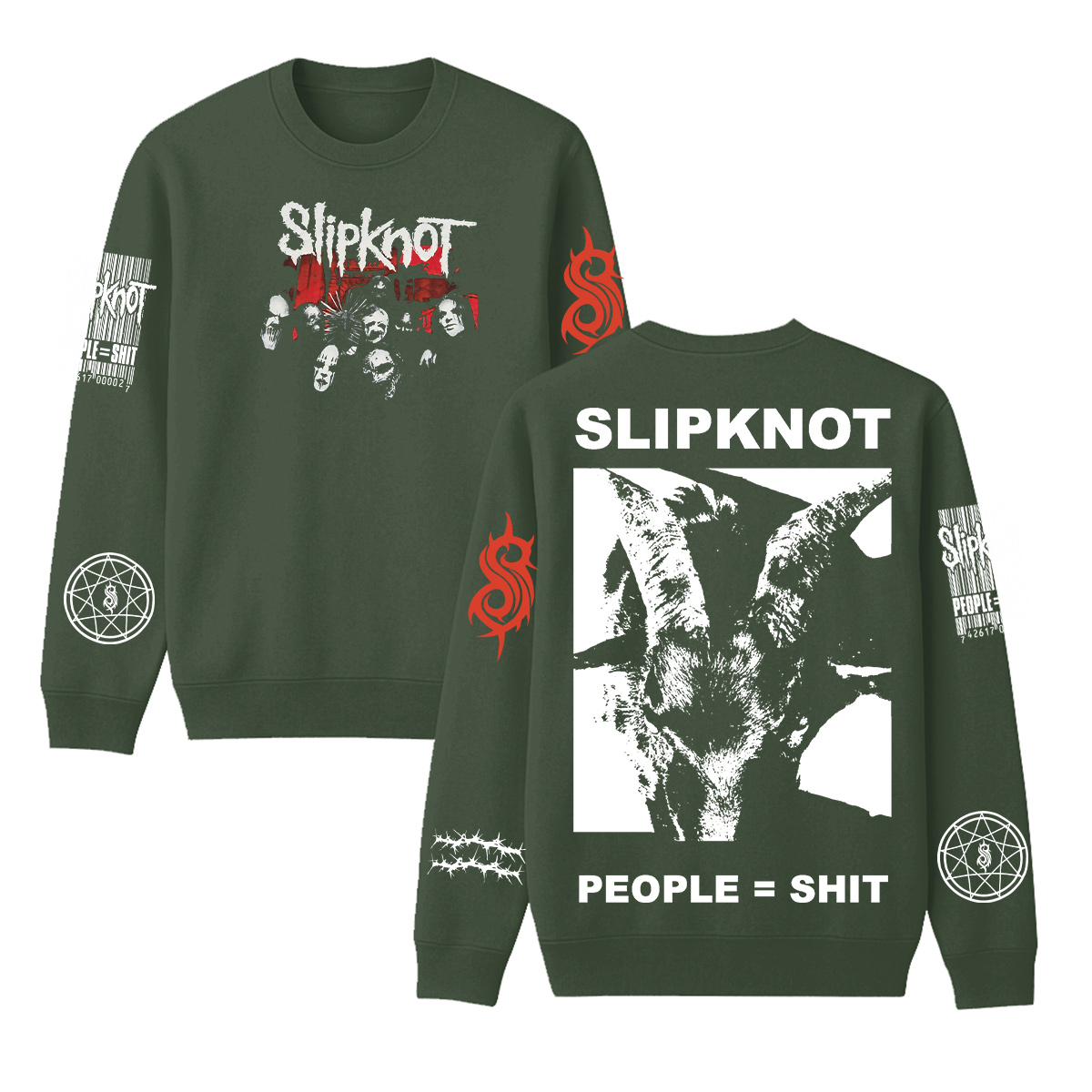 Slipknot Unisex Cotton Creneck Sweatshirt
