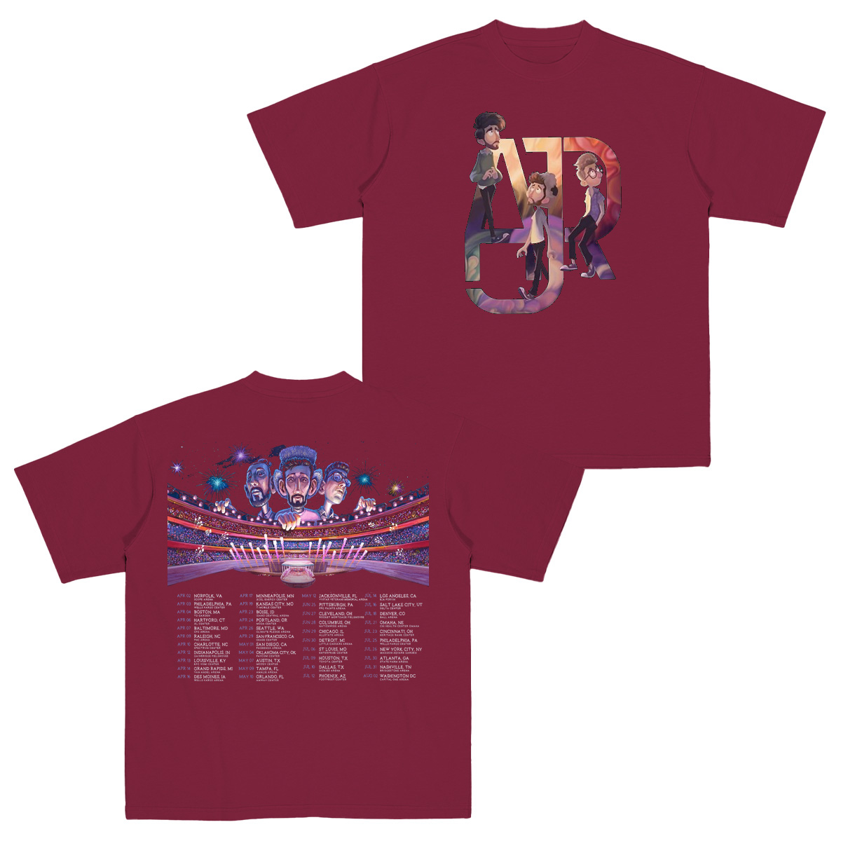 AJR 2024 Tour Cotton Unisex T-Shirt