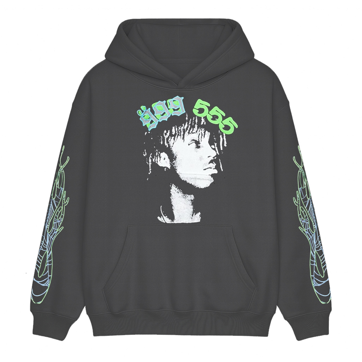Juice WRLD x Sp5der Cotton Unisex Hoodie