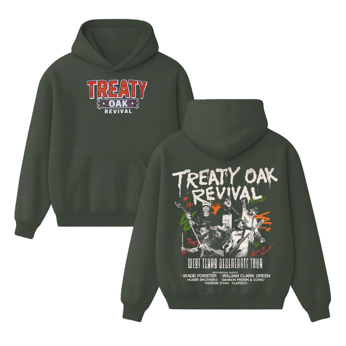 Treaty Oak Revival Unisex Cotton Hoodie