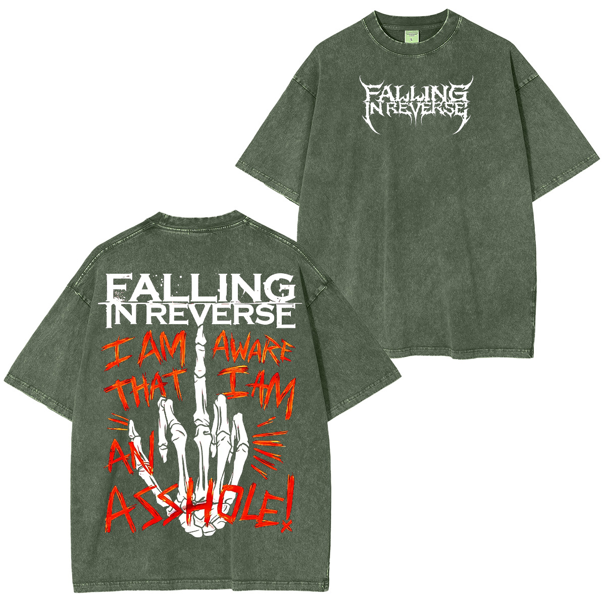Falling In Reverse Washed Unisex T-Shirt
