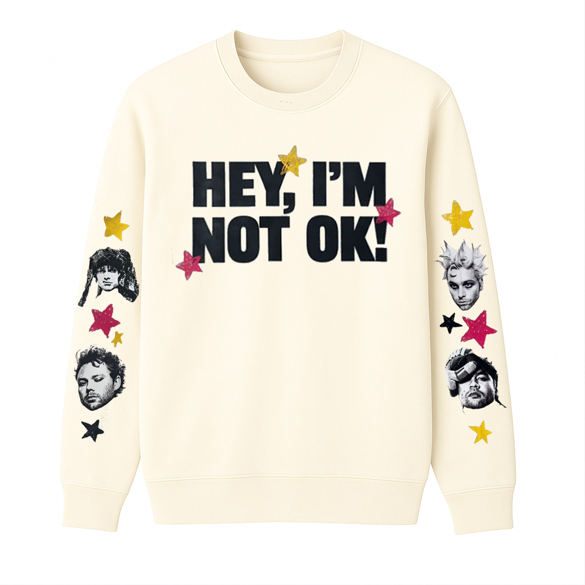 5 Seconds of Summer Cotton Unisex Crewneck Sweatshirt
