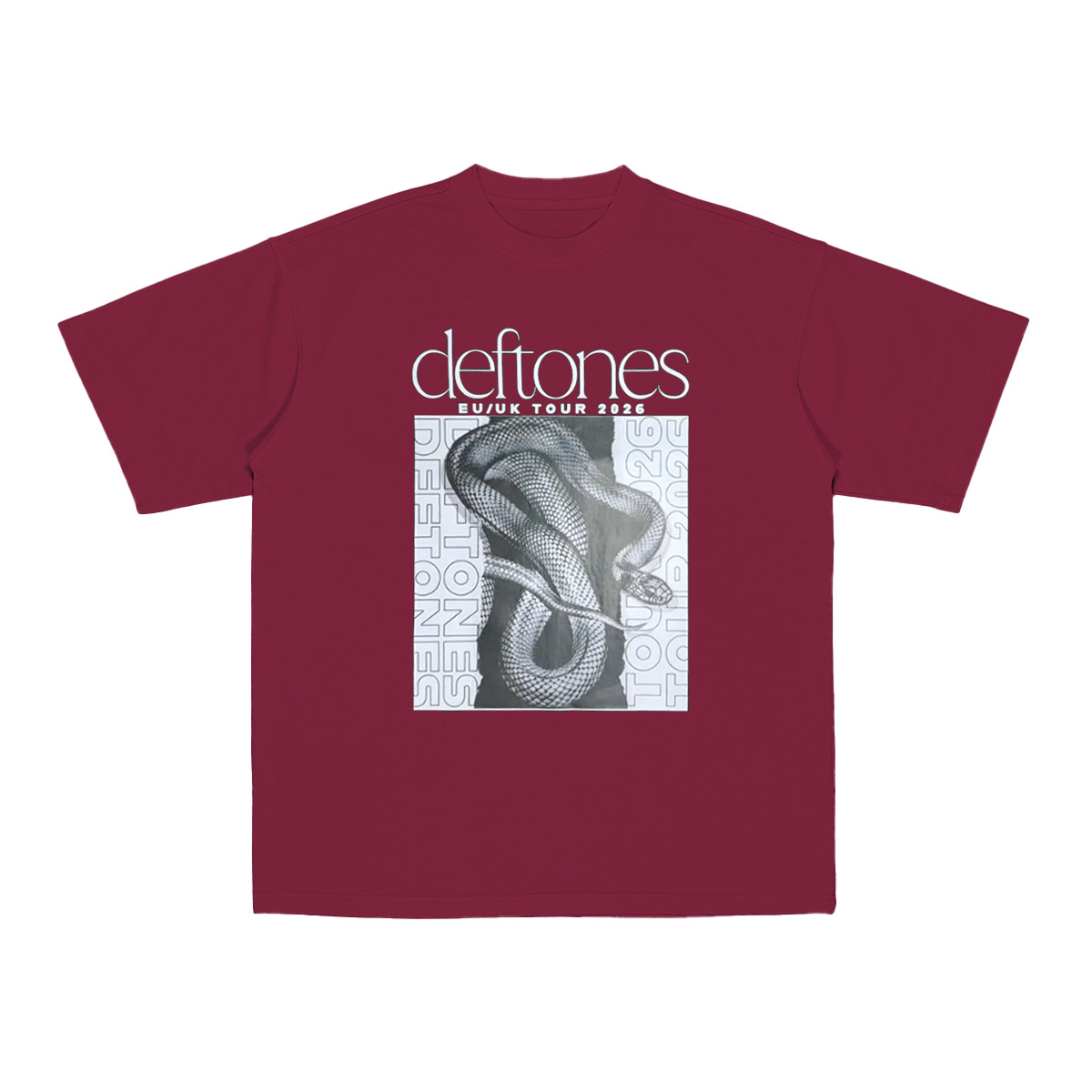 Deftones EU/UK Tour 2026 Cotton Unisex T-shirt