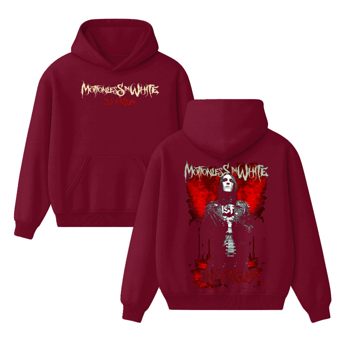Motionless in White Unisex Cotton Hoodie