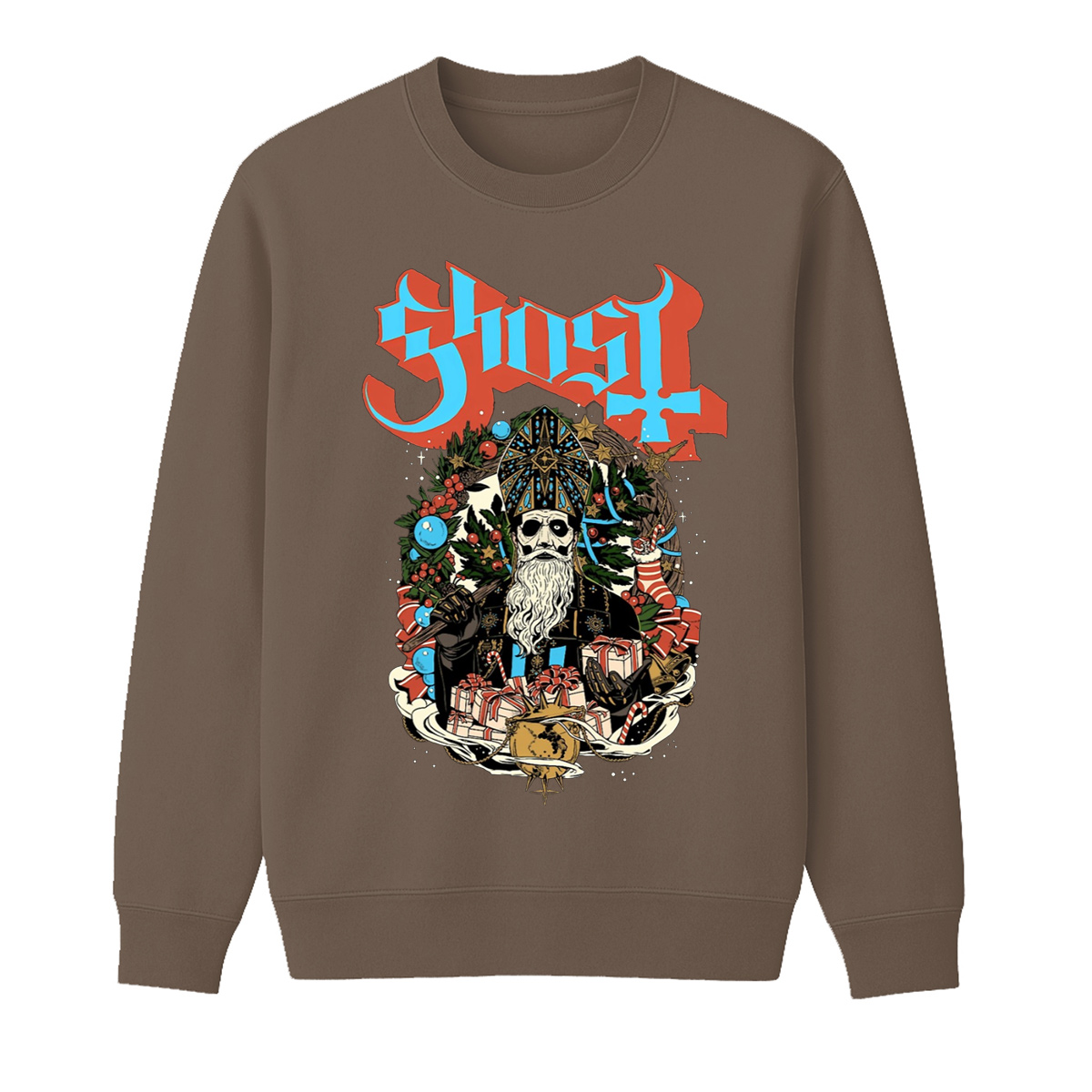 Ghost Unisex Cotton Creneck Sweatshirt