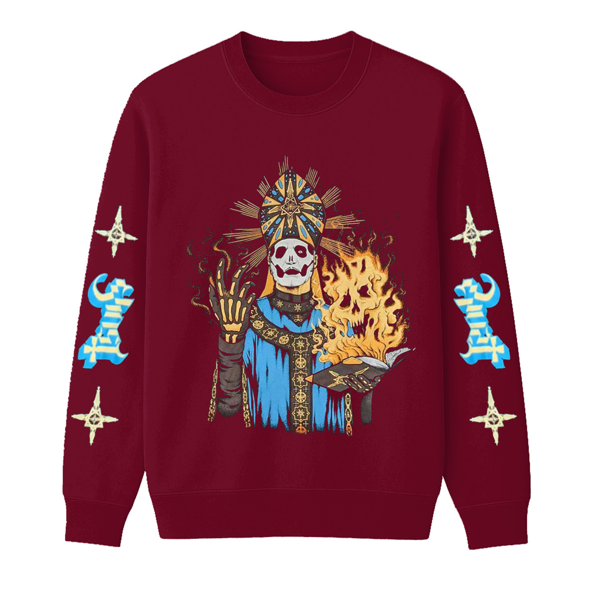 Ghost Unisex Cotton Creneck Sweatshirt