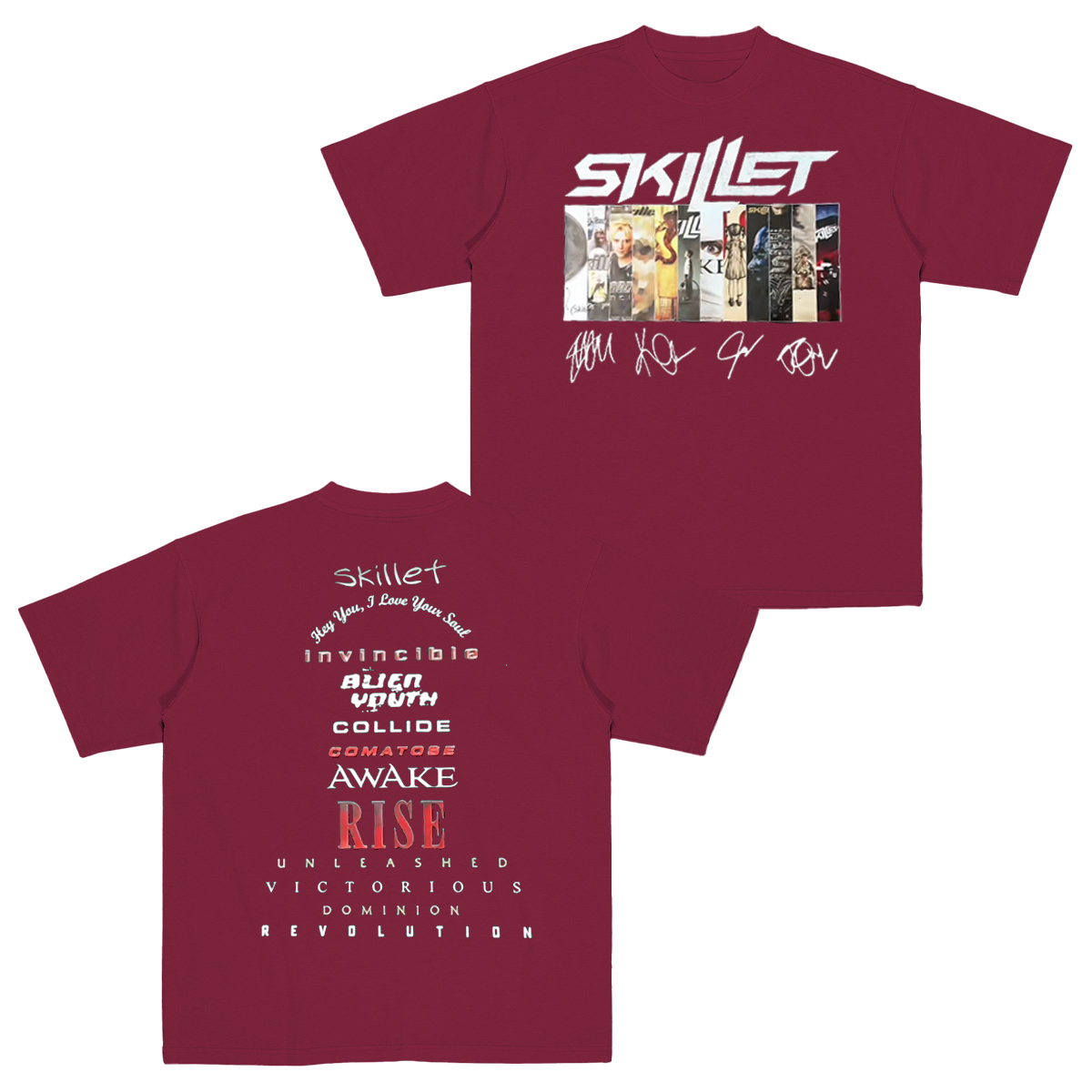 Skillet Band Cotton Unisex T-shirt
