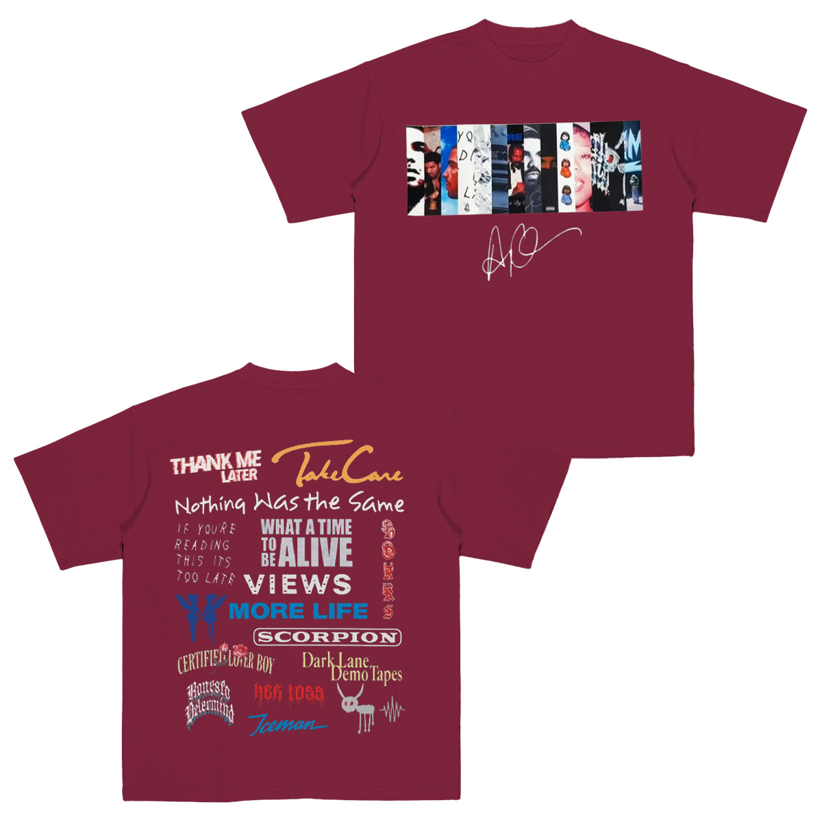 DRAKE fan album Cotton Unisex T-shirt