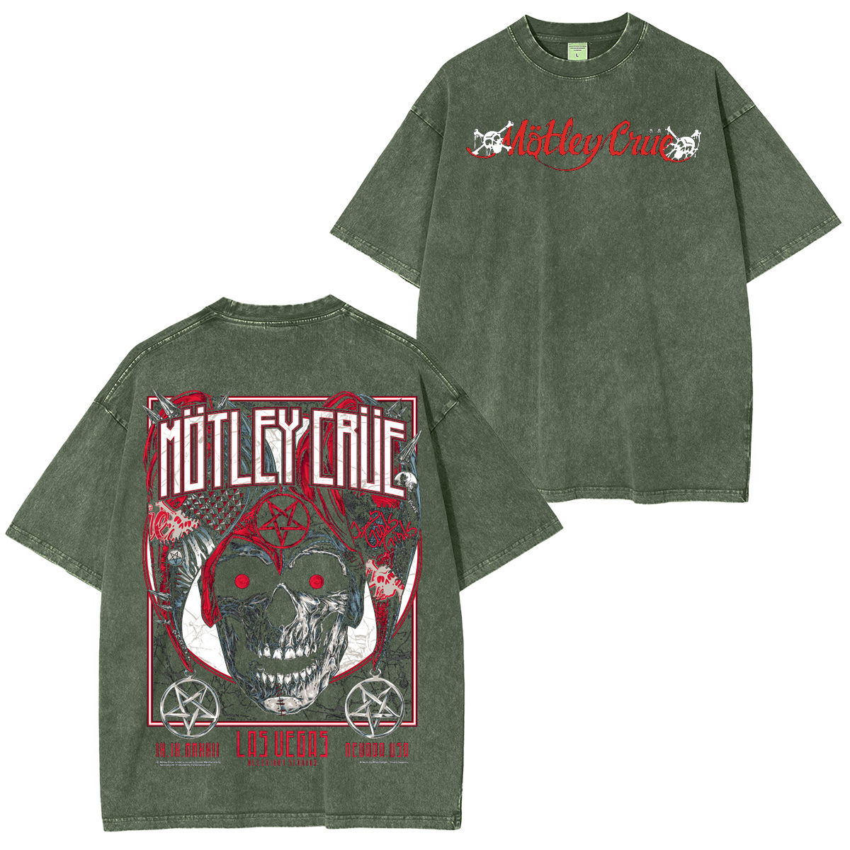Motley Crue Washed Unisex T-Shirt
