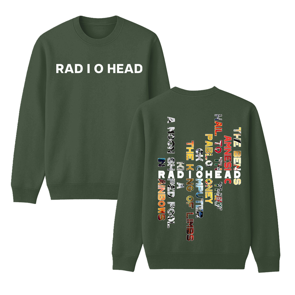 Radiohead Unisex Cotton Creneck Sweatshirt