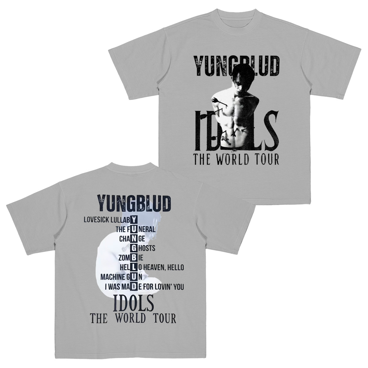 Idols The World Tour Yungblud Cotton Unisex T-shirt