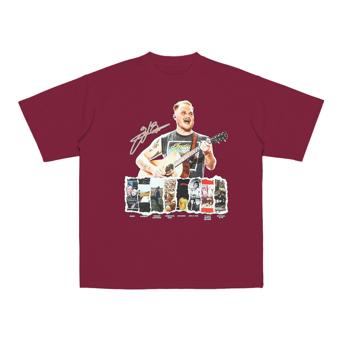 The Great American Bar Scene Zach Bryan Cotton Unisex T-shirt