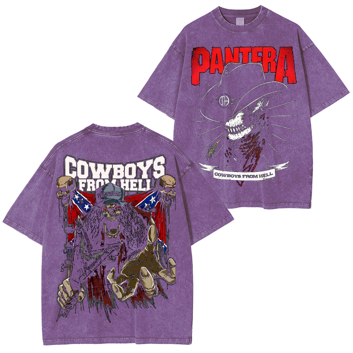 Cowboys from Hell Pantera Washed Unisex T-Shirt