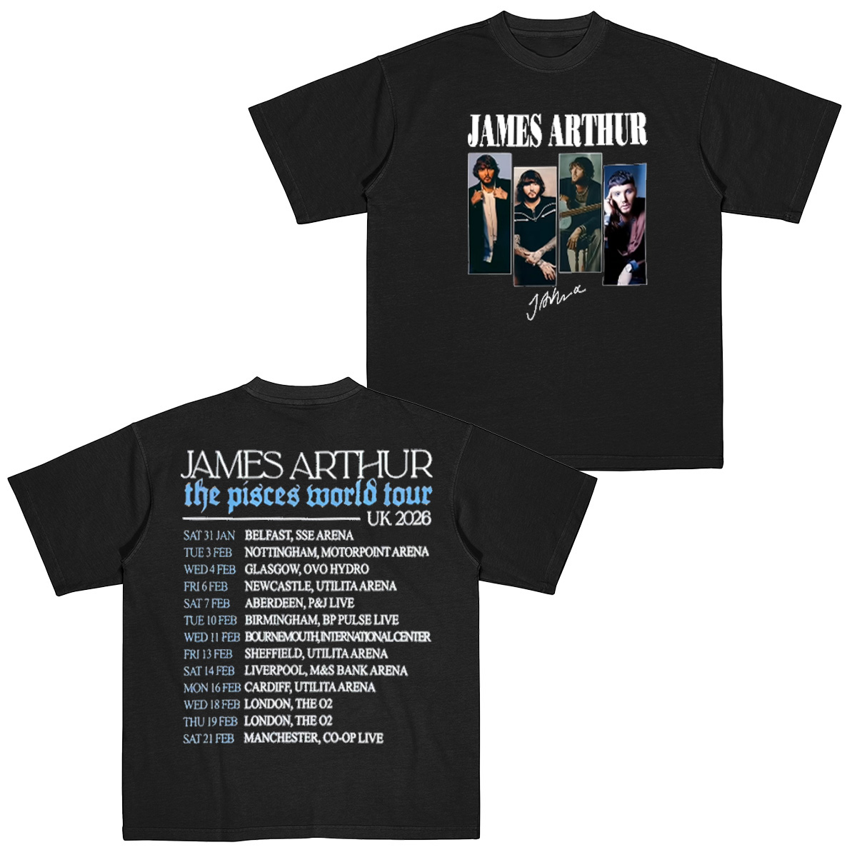 James Arthur Cotton Unisex T-shirt