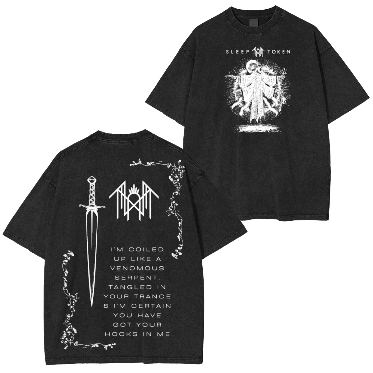 Sleep Token Washed Unisex T-Shirt