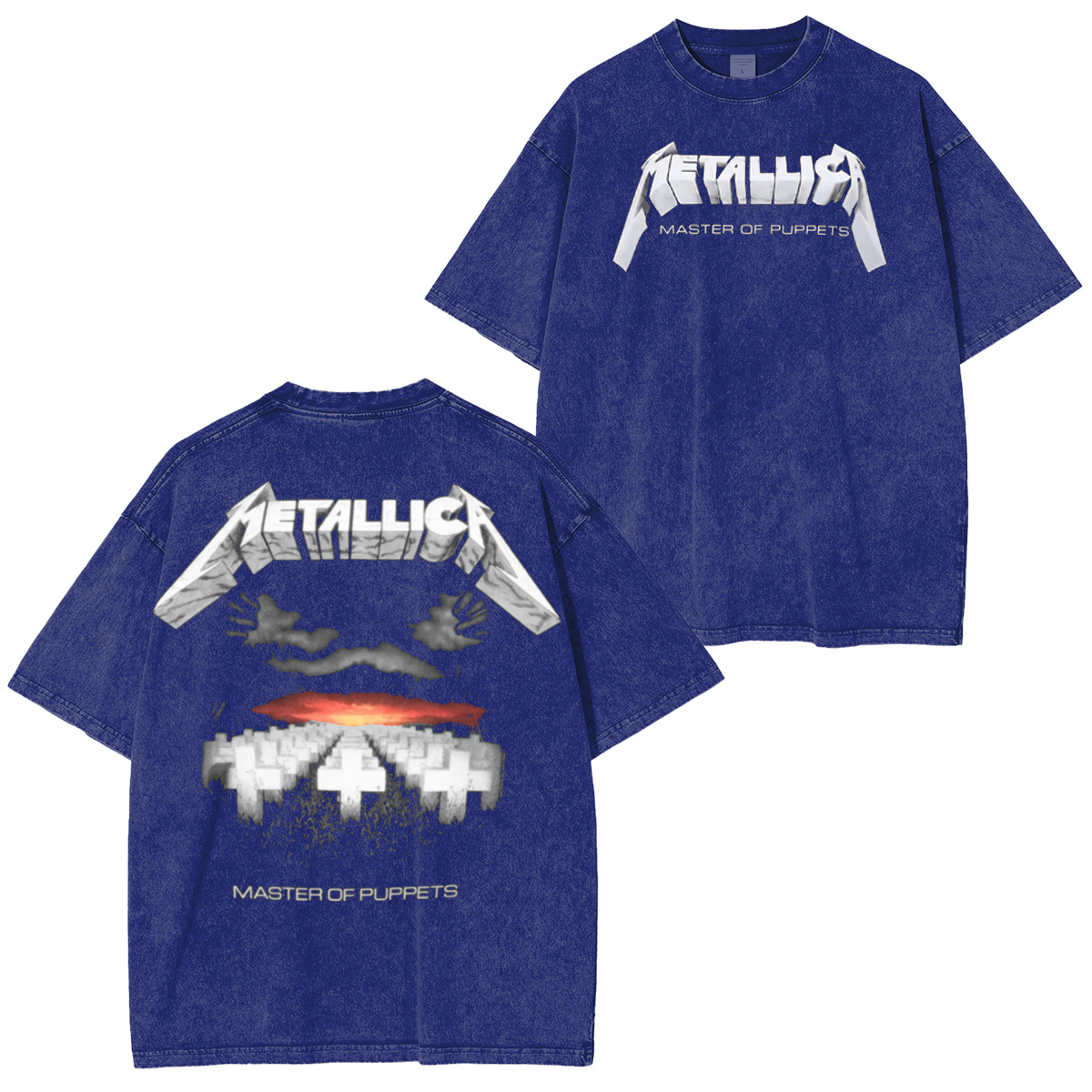 Master of Puppets Metallica Washed Unisex T-Shirt