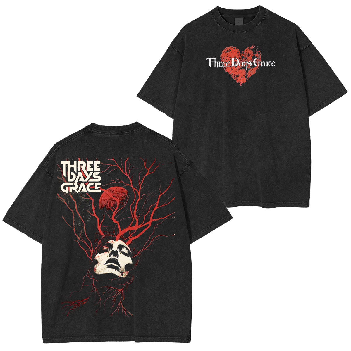 Three Days Grace Washed Unisex T-Shirt