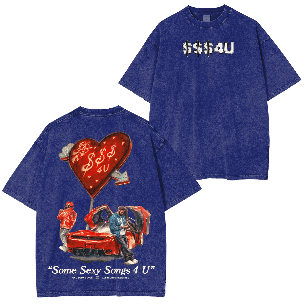 SSS4U Drake & PARTYNEXTDOOR Washed Unisex T-Shirt