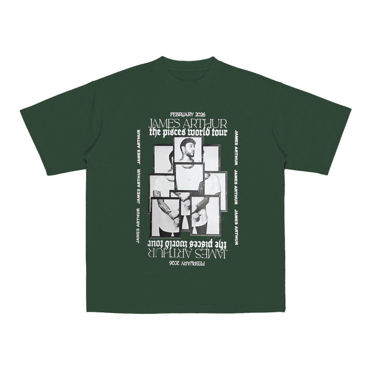 The Pisces World Tour James Arthur Cotton Unisex T-shirt