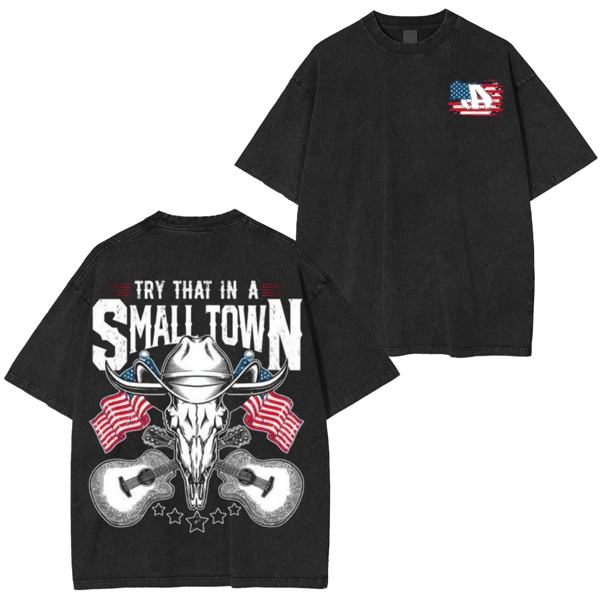 Try That In A Small Town Jason Aldean Washed Unisex T-Shirt