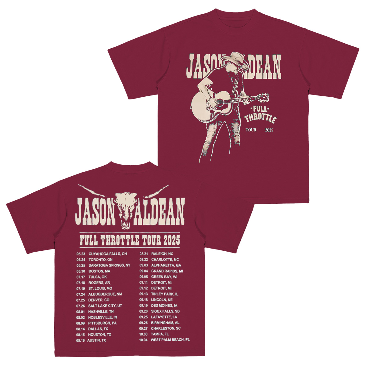 Jason Aldean Cotton Unisex T-shirt