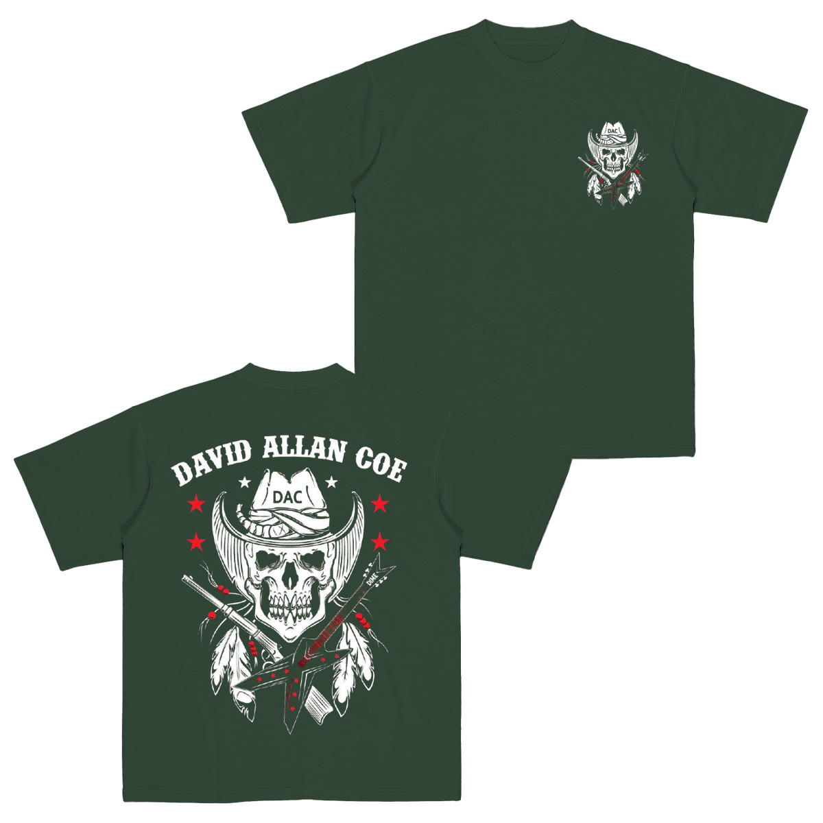 David Allan Coe Cotton Unisex T-shirt
