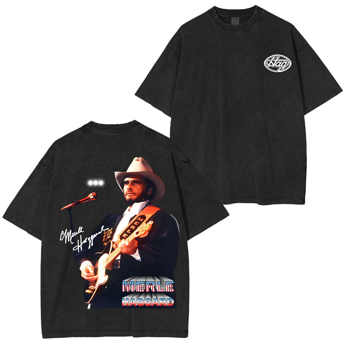 Merle Haggard Washed Unisex T-Shirt