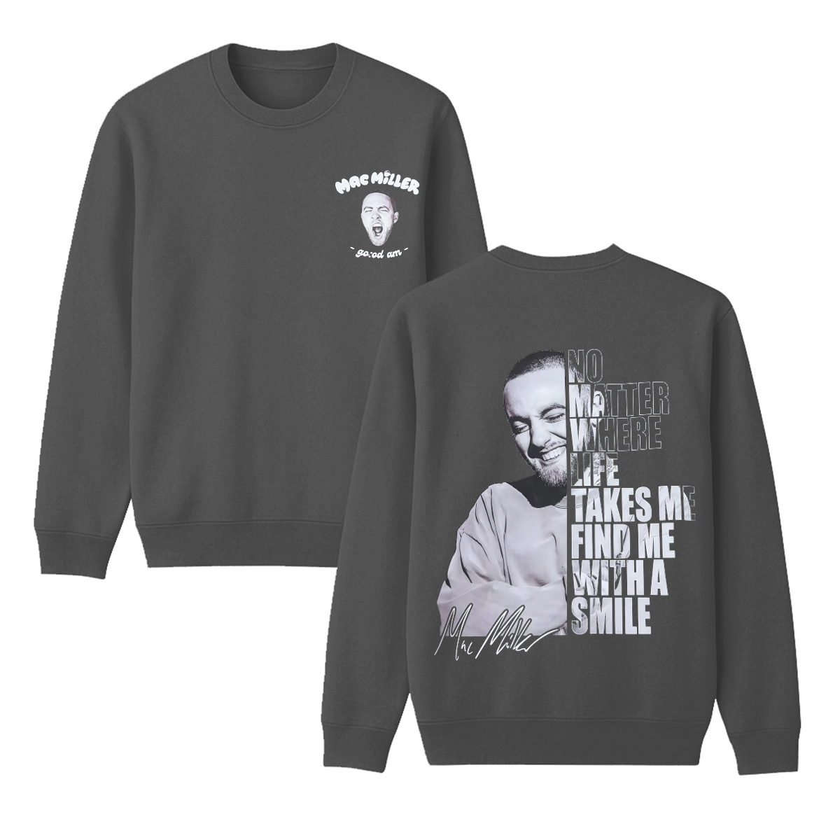Mac Miller Unisex Cotton Creneck Sweatshirt