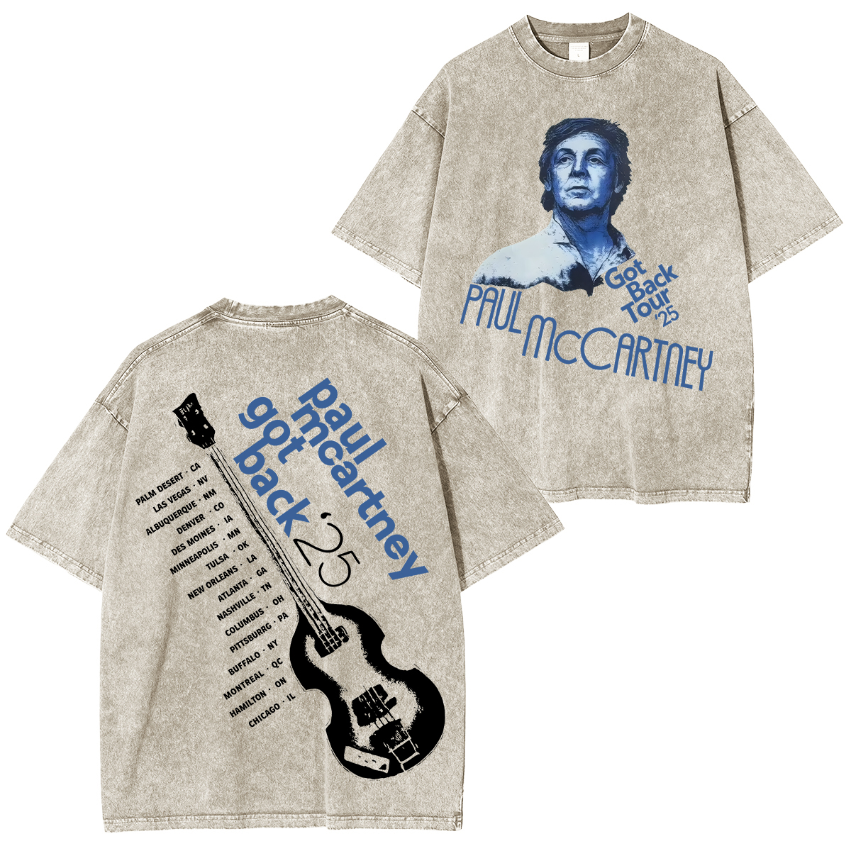 Paul McCartney Washed Unisex T-Shirt