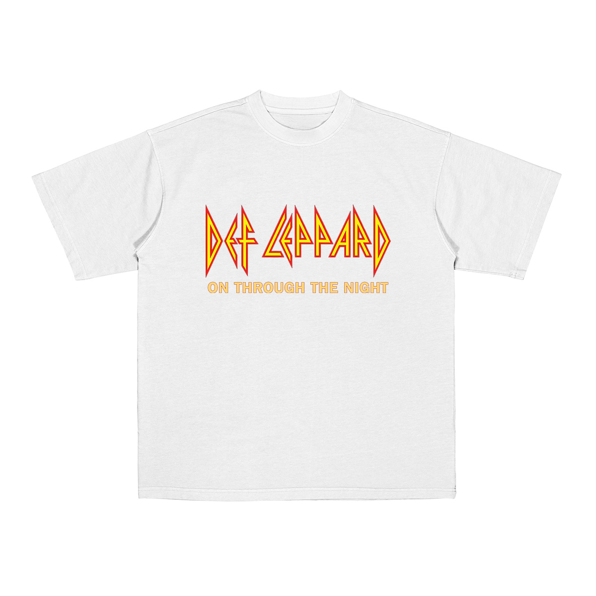 Vintage romance meets arena rock power. Def Leppard Cotton Unisex T-shirt