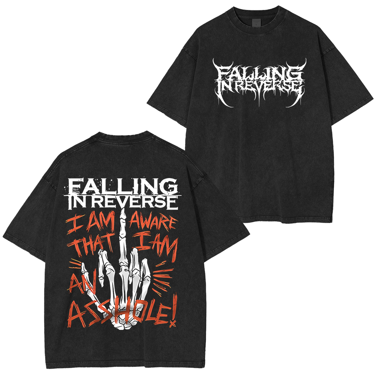 Falling In Reverse Washed Unisex T-shirt