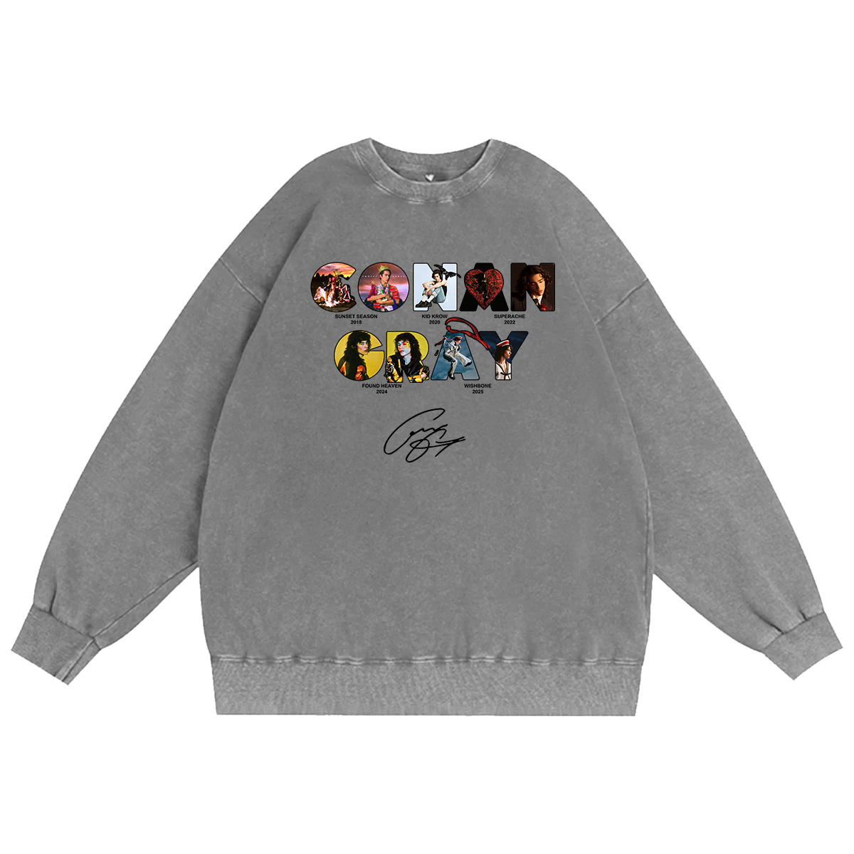 Conan Gray Unisex Washed Crewneck Sweatshirt