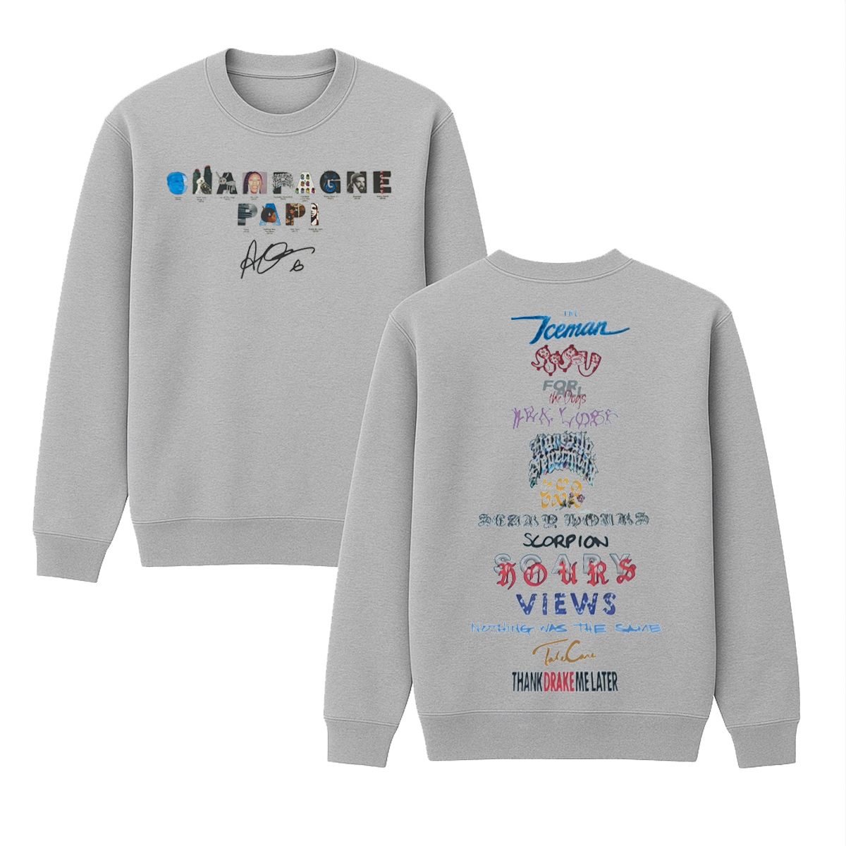 Drake Unisex Cotton Creneck Sweatshirt