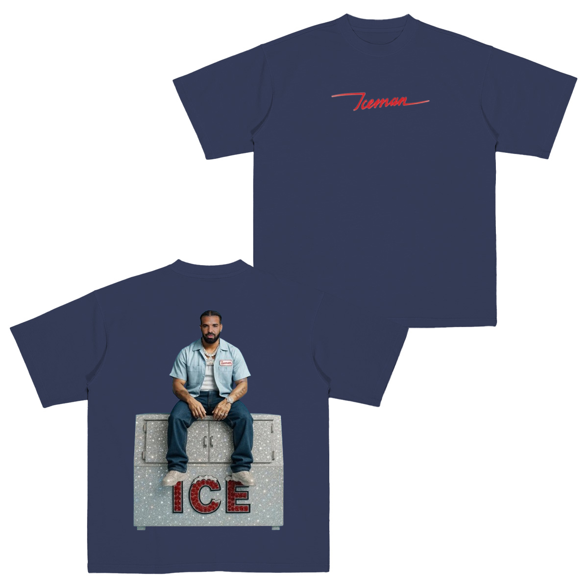Drake iceman  Cotton Unisex T-shirt