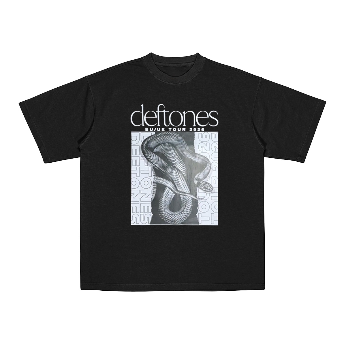 Deftones EU/UK Tour 2026 Cotton Unisex T-shirt
