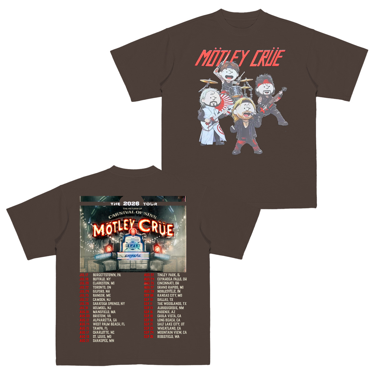 Motley Crue Cotton Unisex T-shirt
