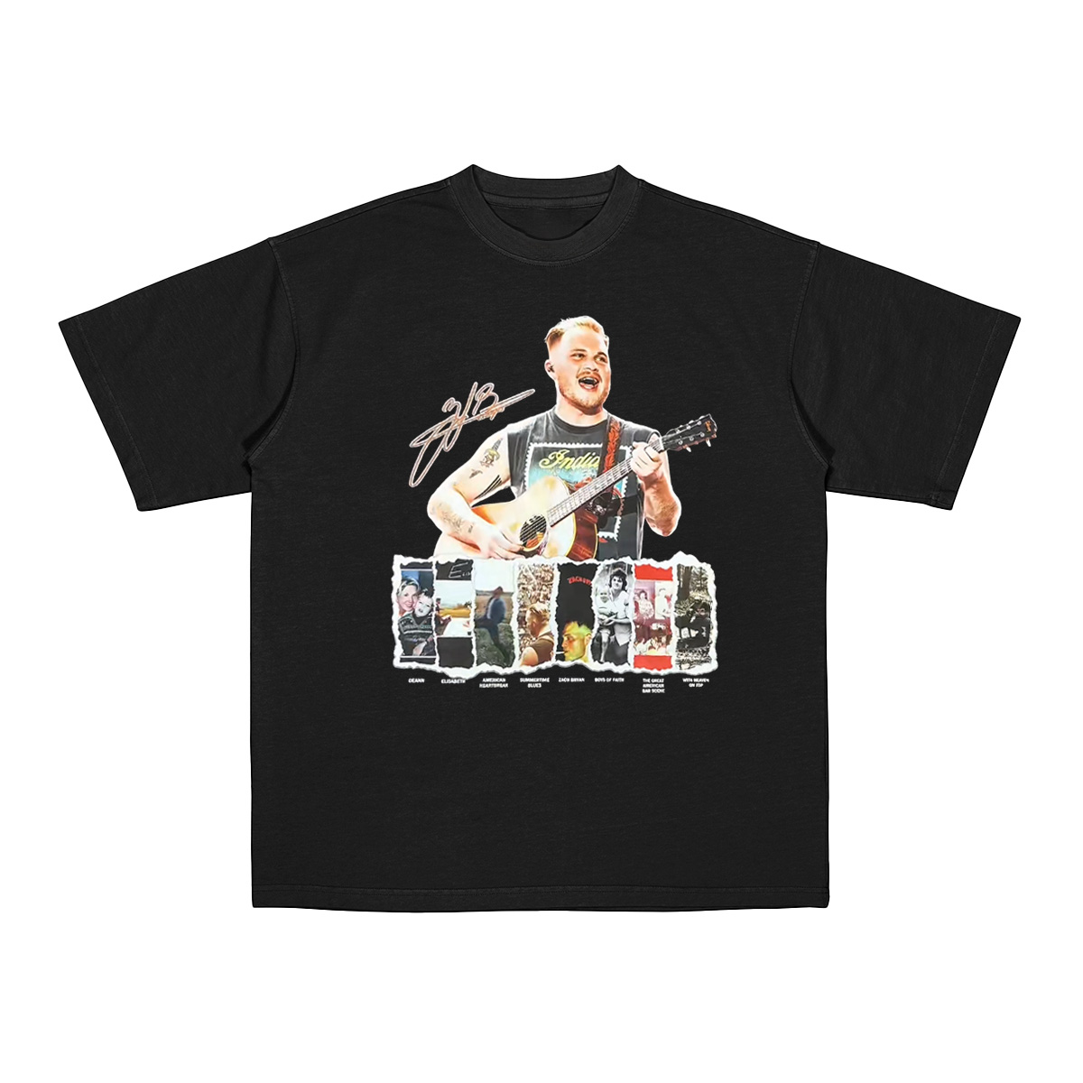 The Great American Bar Scene Zach Bryan Cotton Unisex T-shirt